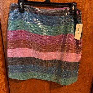 Colorful Sequin Skirt